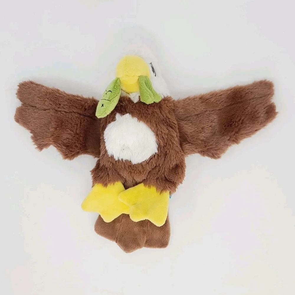 BARK BOX Majestic Marty Eagle Dog Toy Plush Crinkle Squeaker Fetch Play